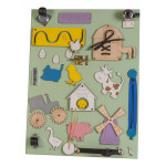 Manipulačná doska/Activity board obojstranná – Farma